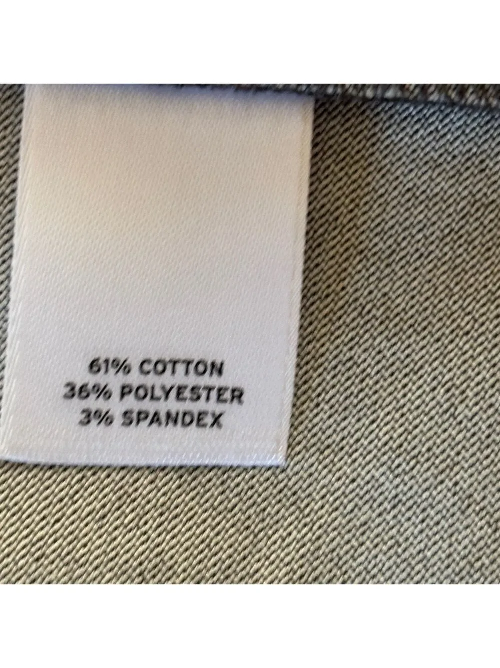 Halogen Women's Grey Button Belted Cotton Blend Blazer Large